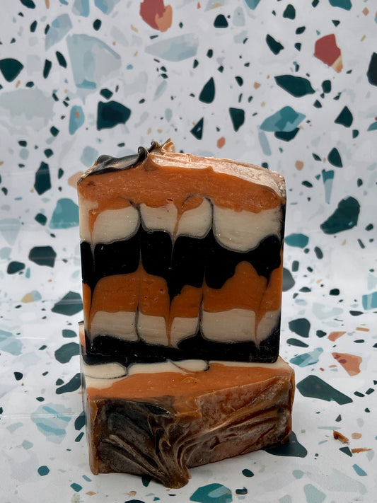 1- Think Nice: “Sandalwood Pumpkin” CP Soap