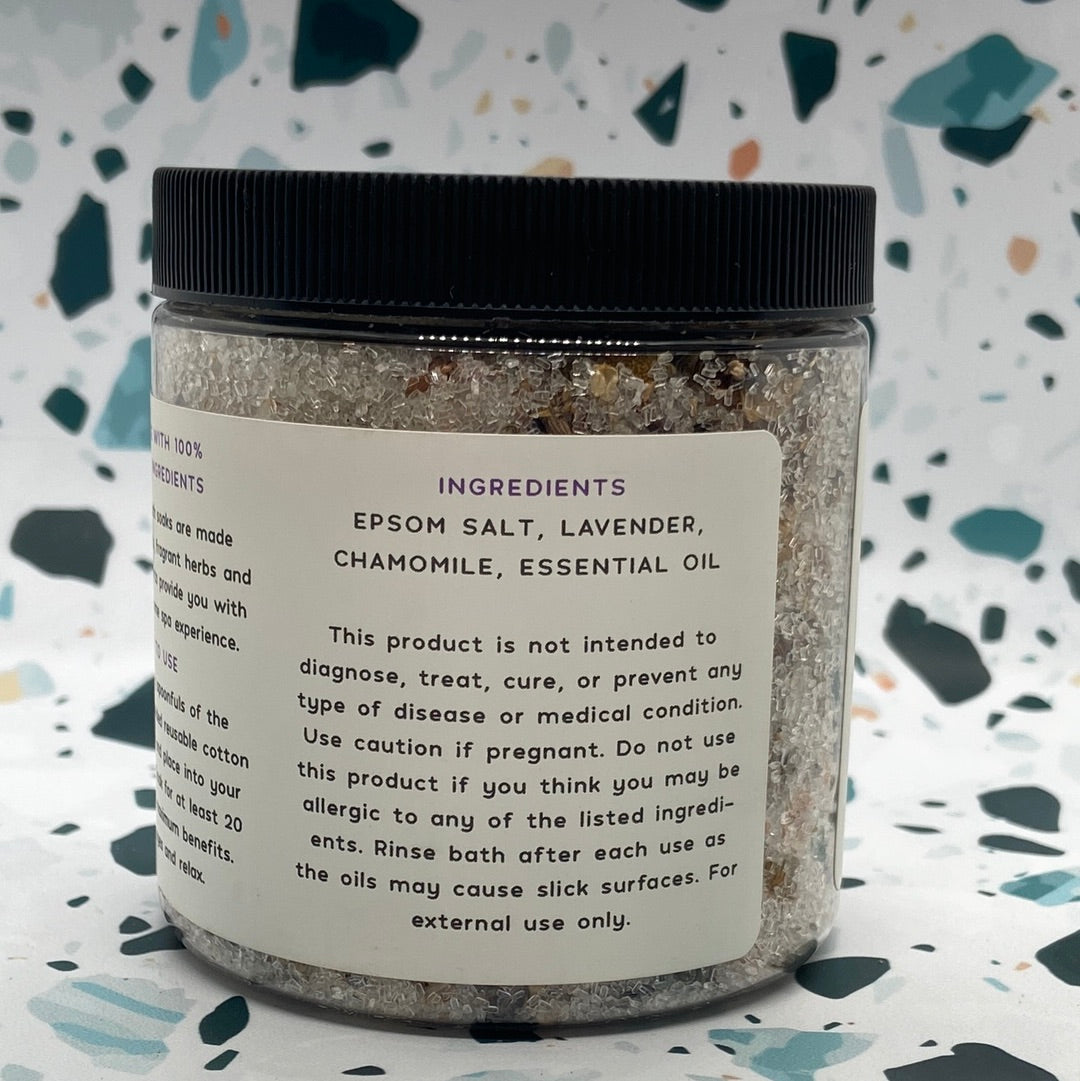 Lamie Wellness: Chamomile Lavender Bath Soak 7oz