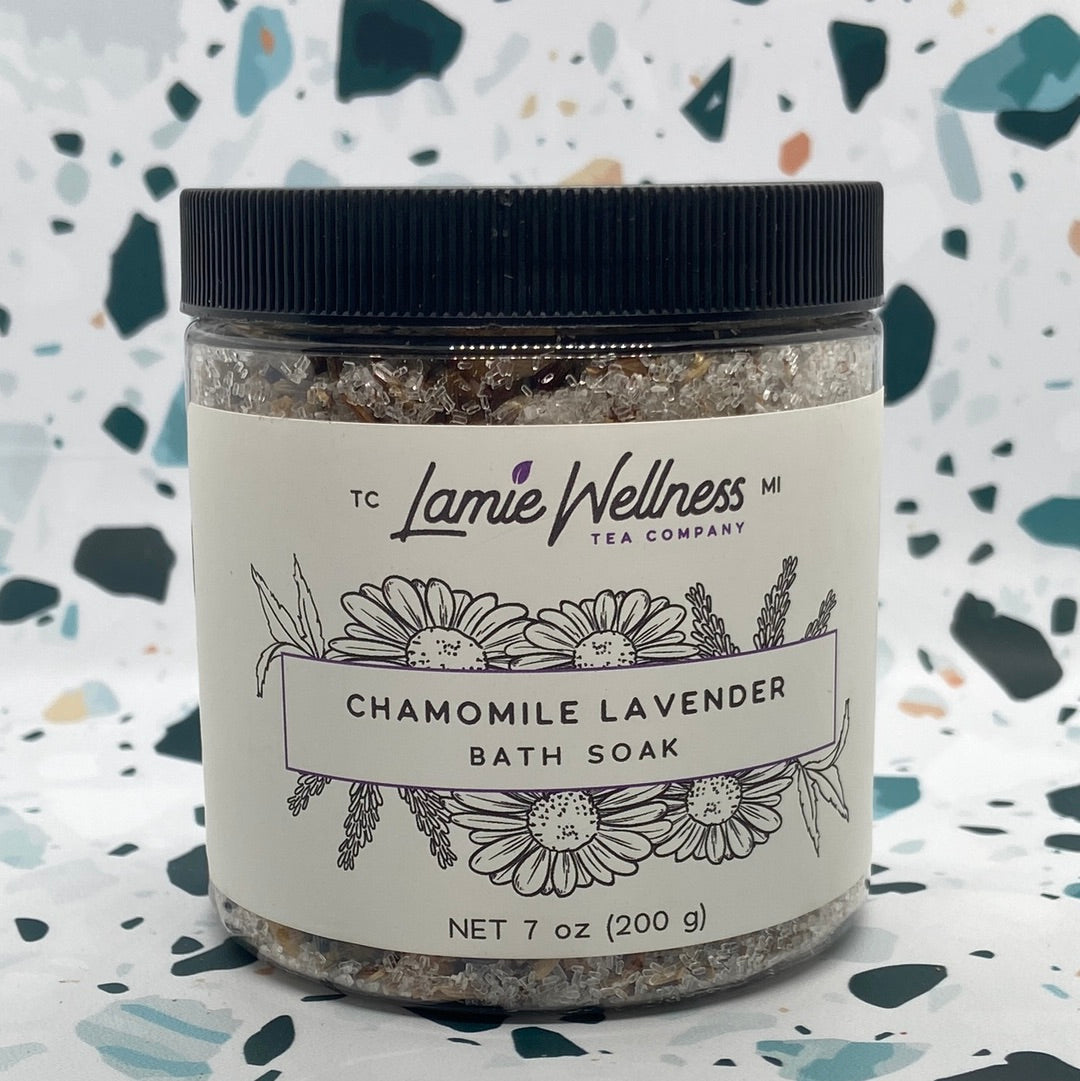 Lamie Wellness: Chamomile Lavender Bath Soak 7oz