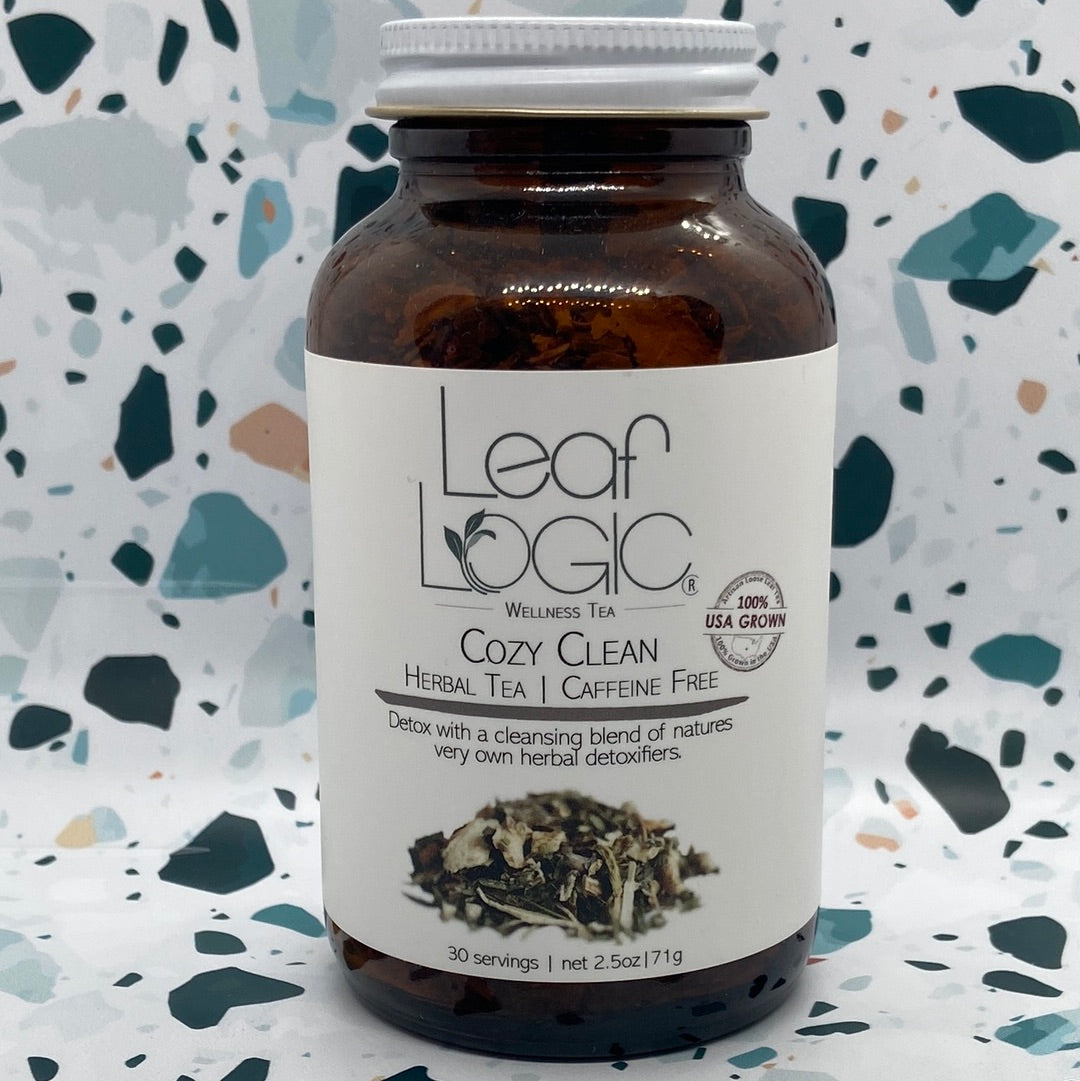 Leaf Logic Wellness Tea 1.1oz: Cozy Clean