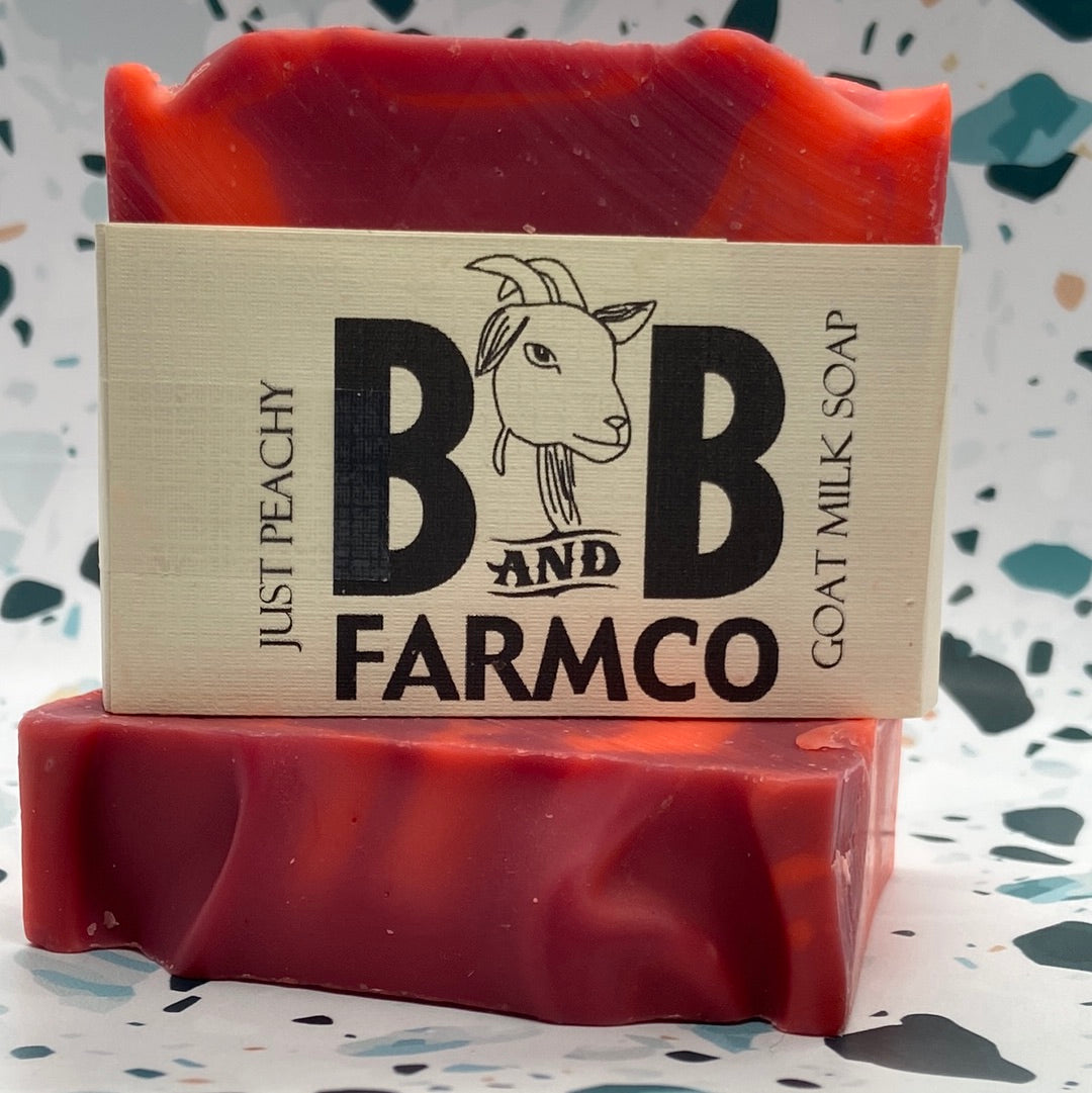 B&B Farm: Just Peachy Goat Milk Soap