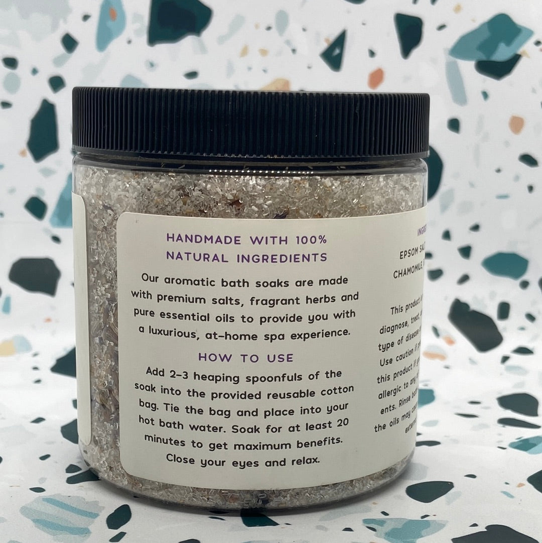 Lamie Wellness: Chamomile Lavender Bath Soak 7oz