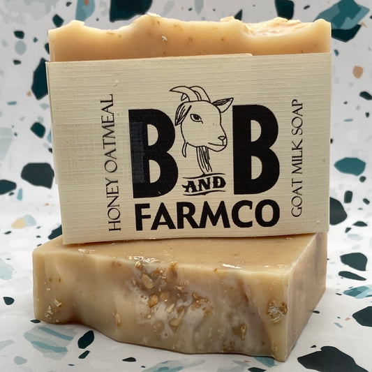 B&B Farm: Honey Oatmeal Goat Milk Soap